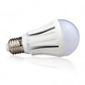 E27 9W 18x2835SMD 600LM 6000-6500K Cool White Light LED Ball Bulb (85-256V)